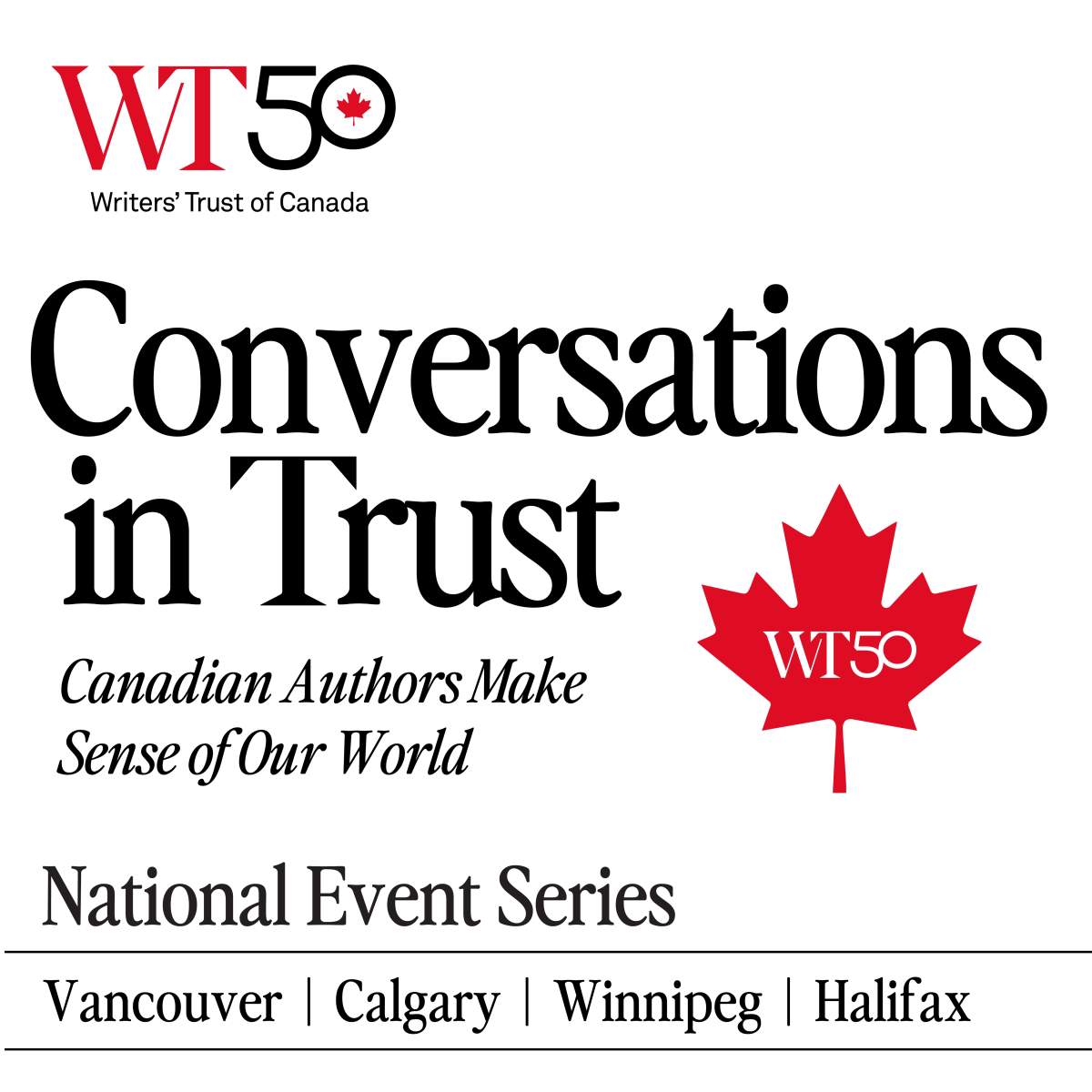 Conversations in Trust Vancouver: Canadian Authors Make Sense of Our World - image