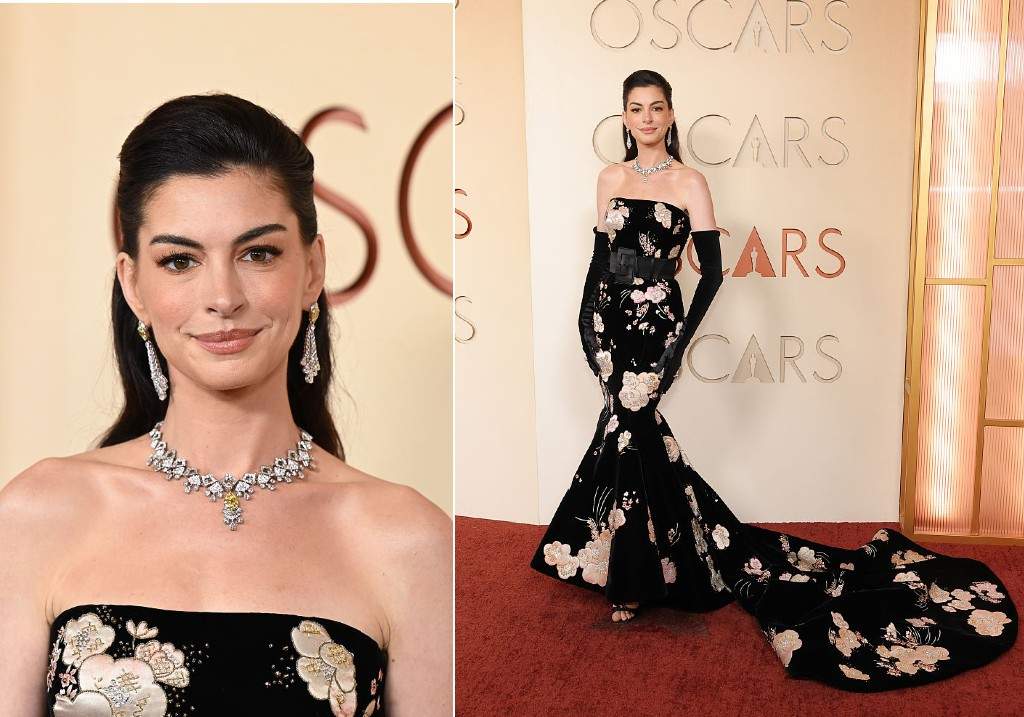 Anne Hathaway attends the 98th Oscars at Dolby Theatre on March 15, 2026 in Hollywood, California.