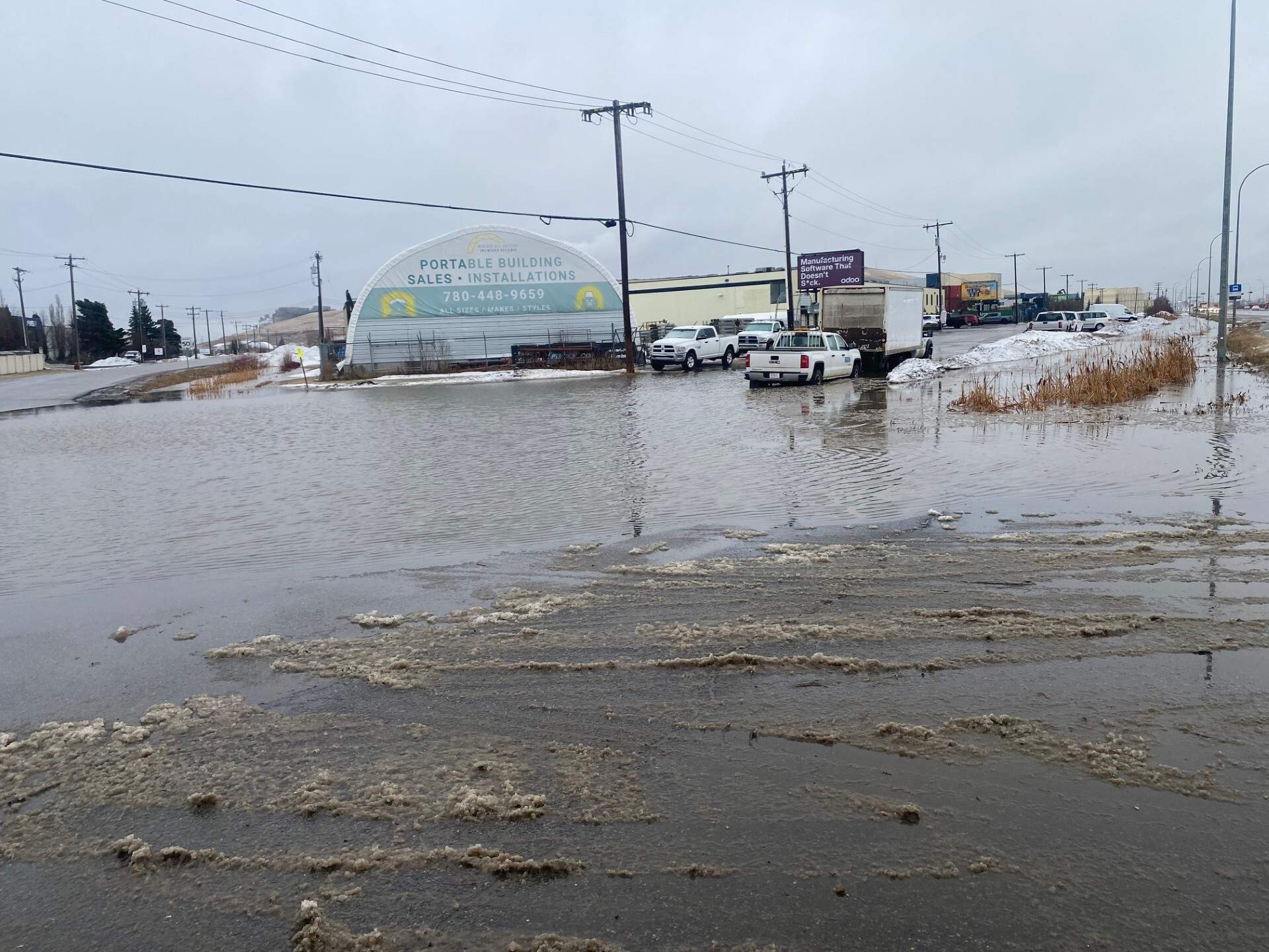 ‘Passing the buck’: Edmonton business deals with decades-long drainage problem