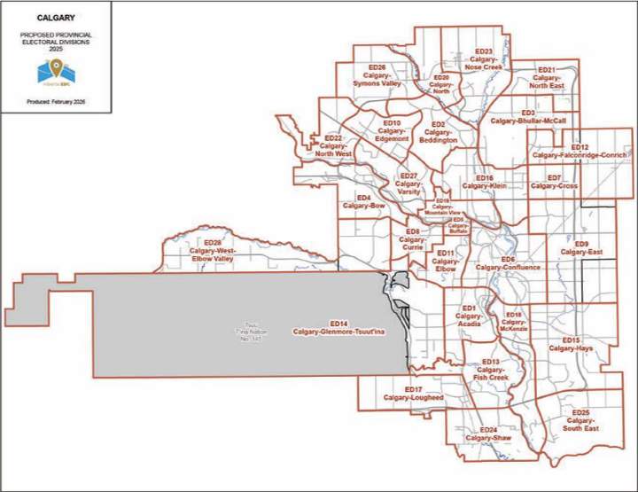 Alberta Electoral Boundaries Commission recommends more ridings ...