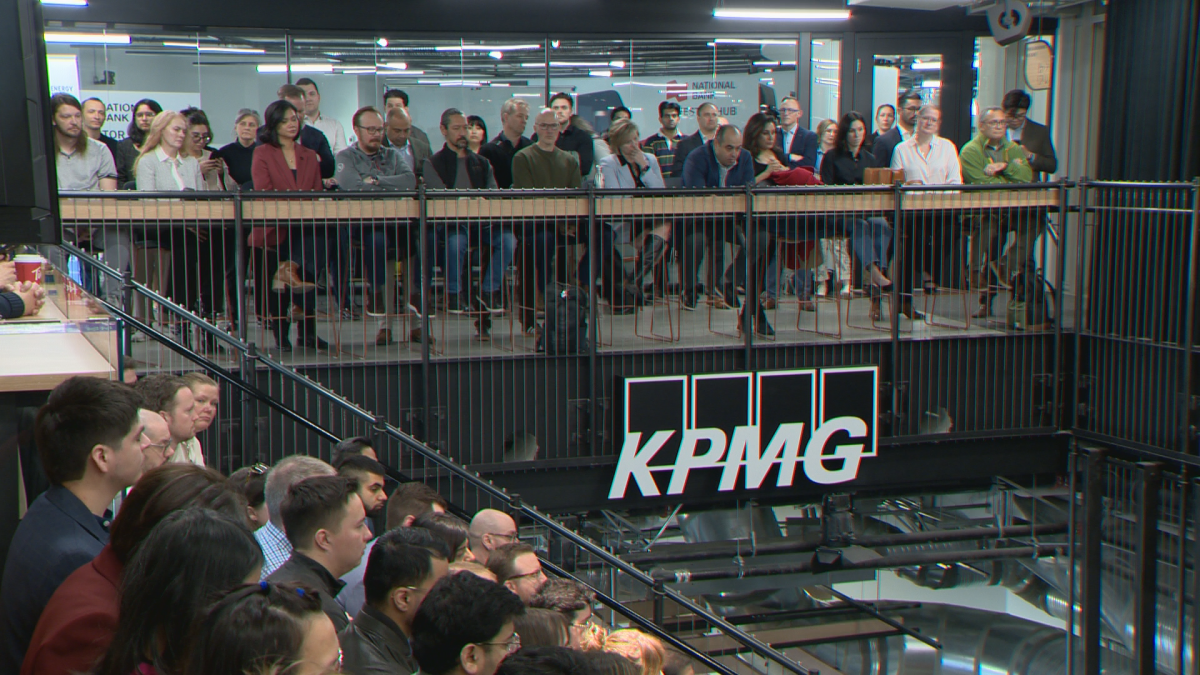 People in the crowd at Platform Calgary