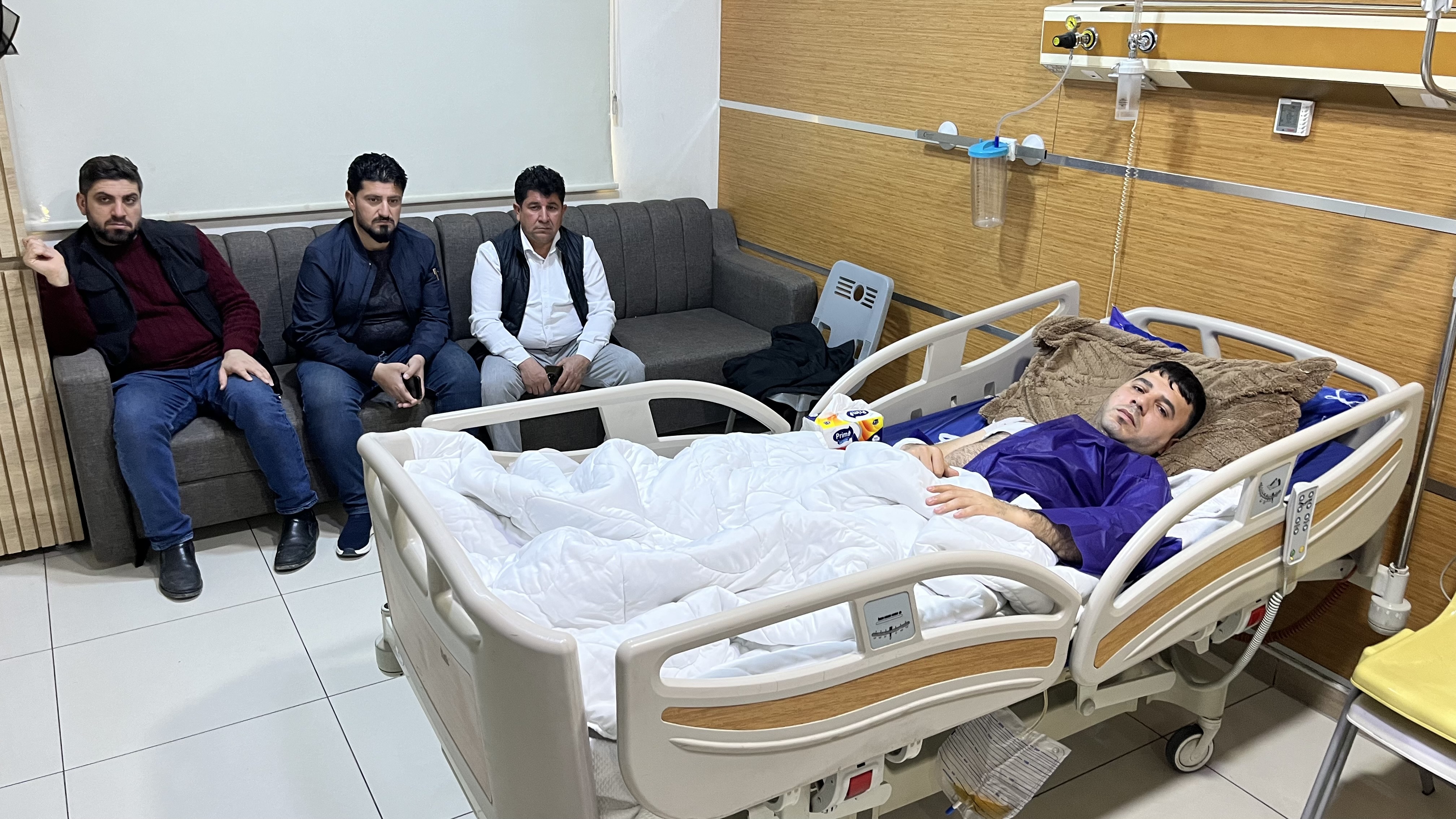 Nazim Hamad Kanabi was injured in a drone strike on Saturday in Erbil, Iraq, March 9, 2026.				 
										
					 
					Stewart Bell/Global News