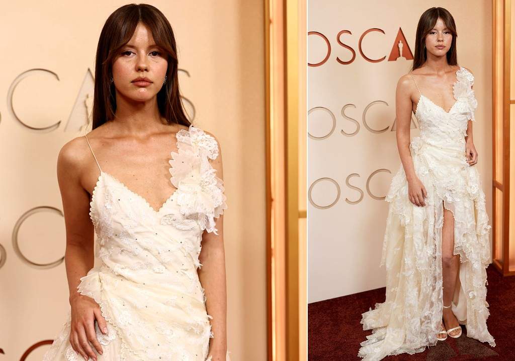 Mia Goth attends the 98th Oscars at Dolby Theatre on March 15, 2026 in Hollywood, California.