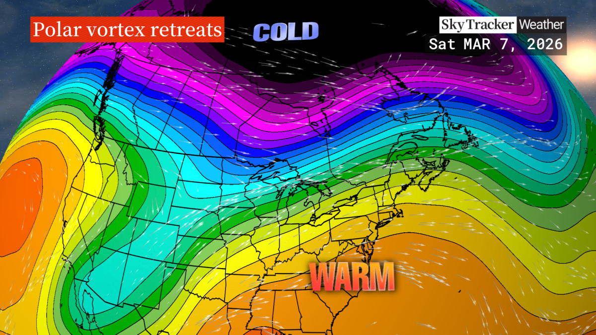 A warm weather system is set to push into parts of southern Ontario later this week, as the polar vortex retreats.