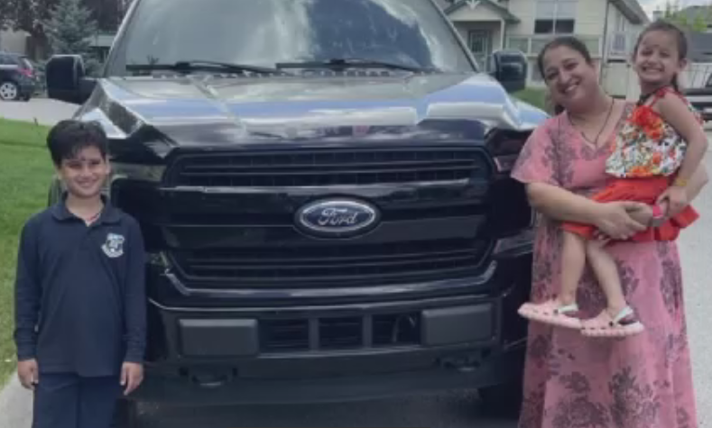 Alberta family finds out new truck from dealership was stolen