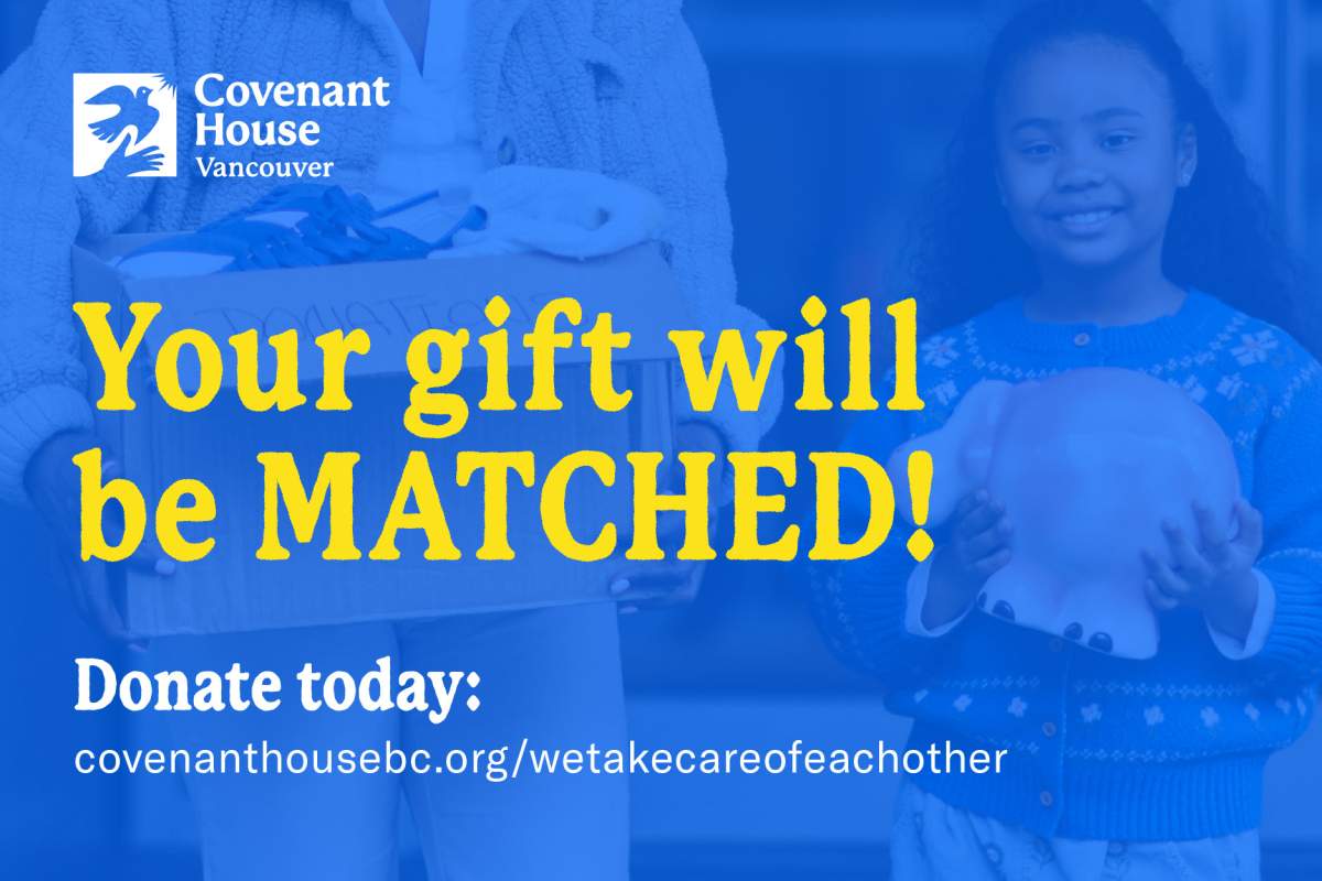 Covenant House Vancouver Spring Match campaign proudly supported by Global BC - image