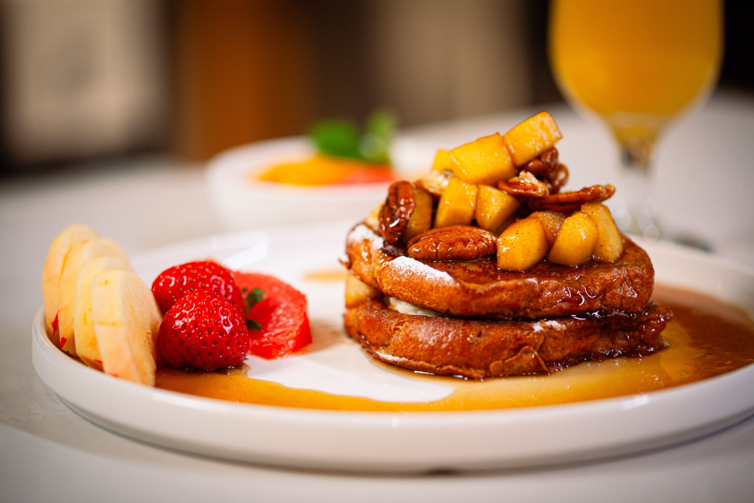 Recipe: Apple And Pecan Stuffed French Toast With Cream Cheese Filling - Beritaja
