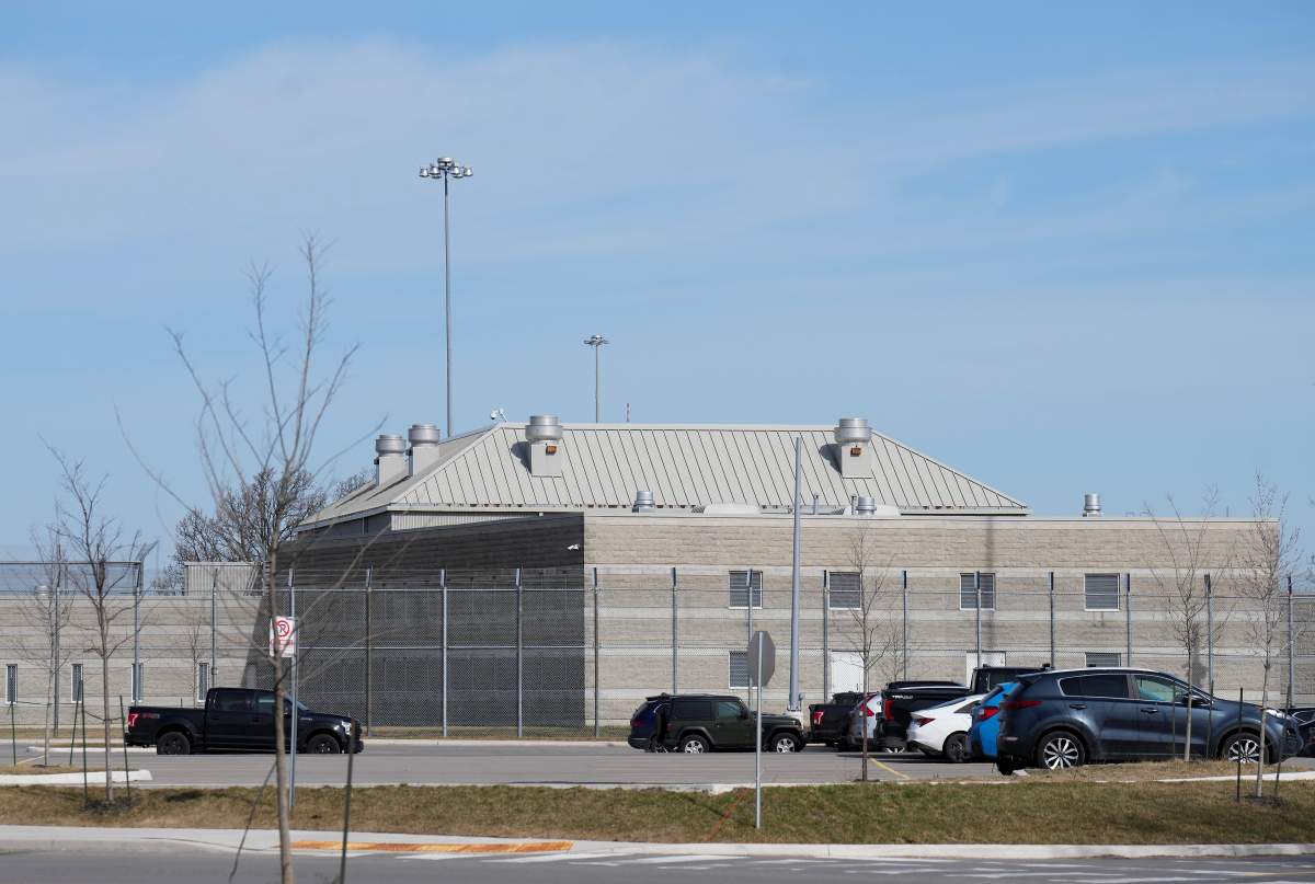 The Maplehurst Correctional Complex is shown in Milton, Ont., on March 8, 2024.