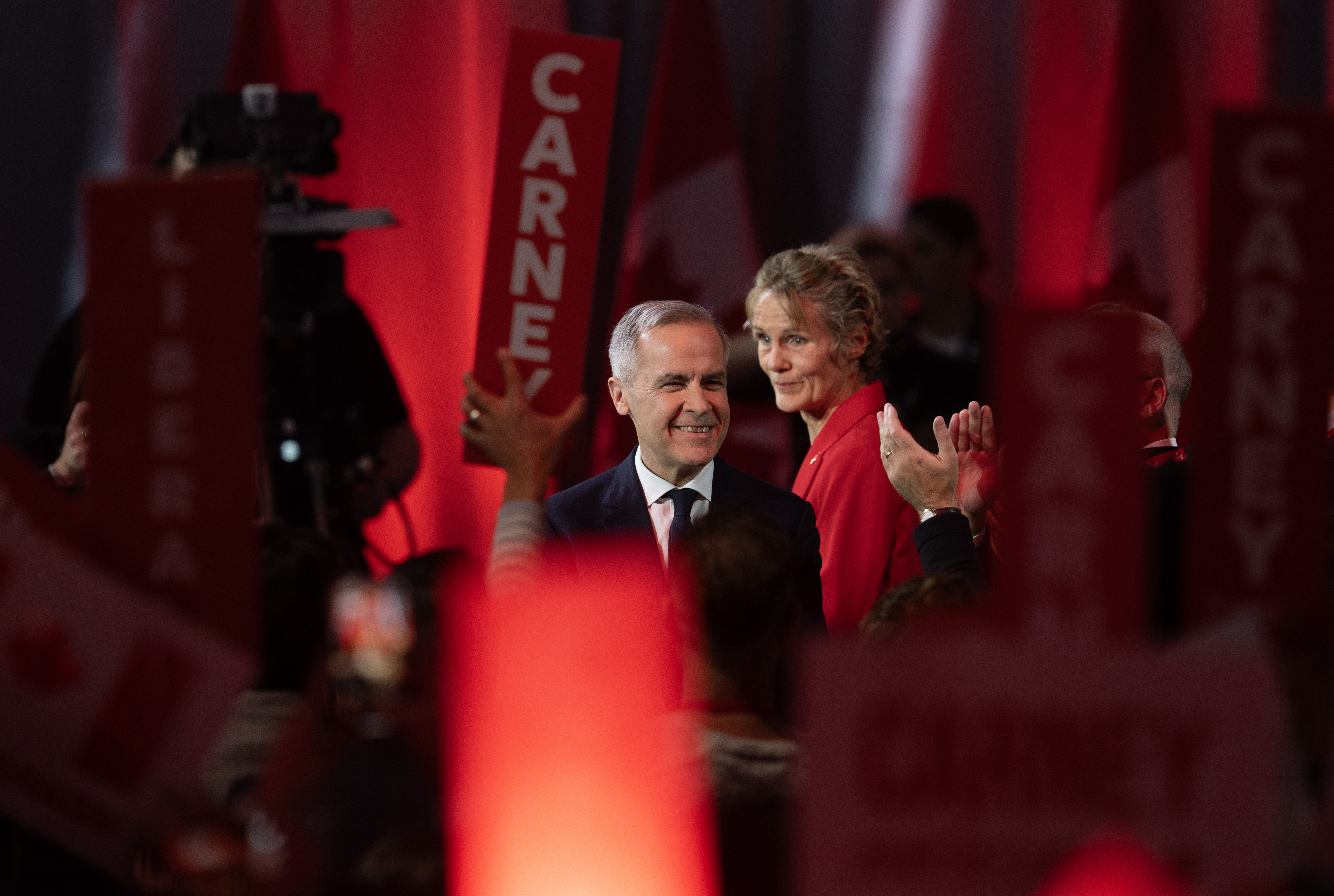 Liberals huddle for policy convention with Carney on verge of majority