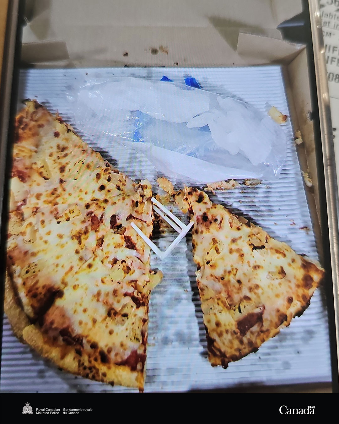 Saskatchewan pair served with charges after RCMP find meth with pizza