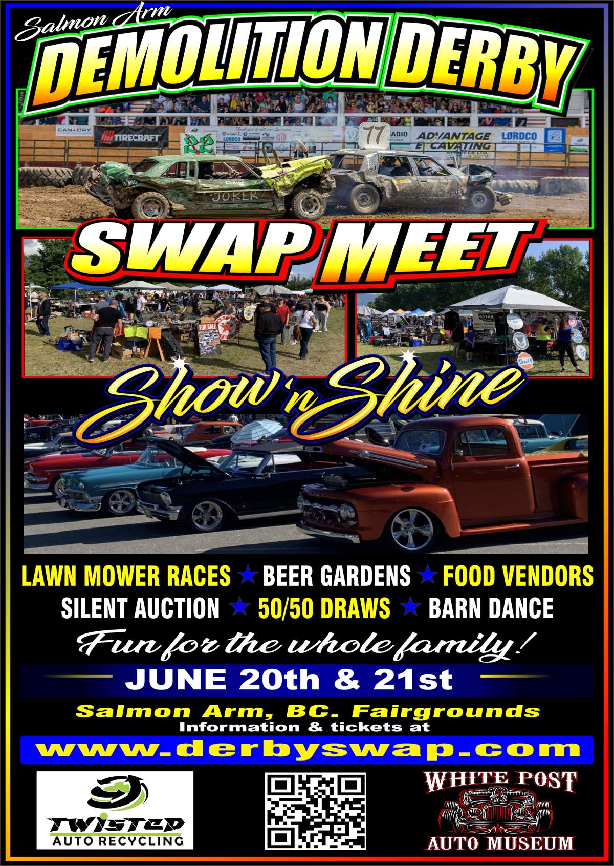 Salmon Arm Demolition Derby, Swap Meet & Show n’ Shine - image