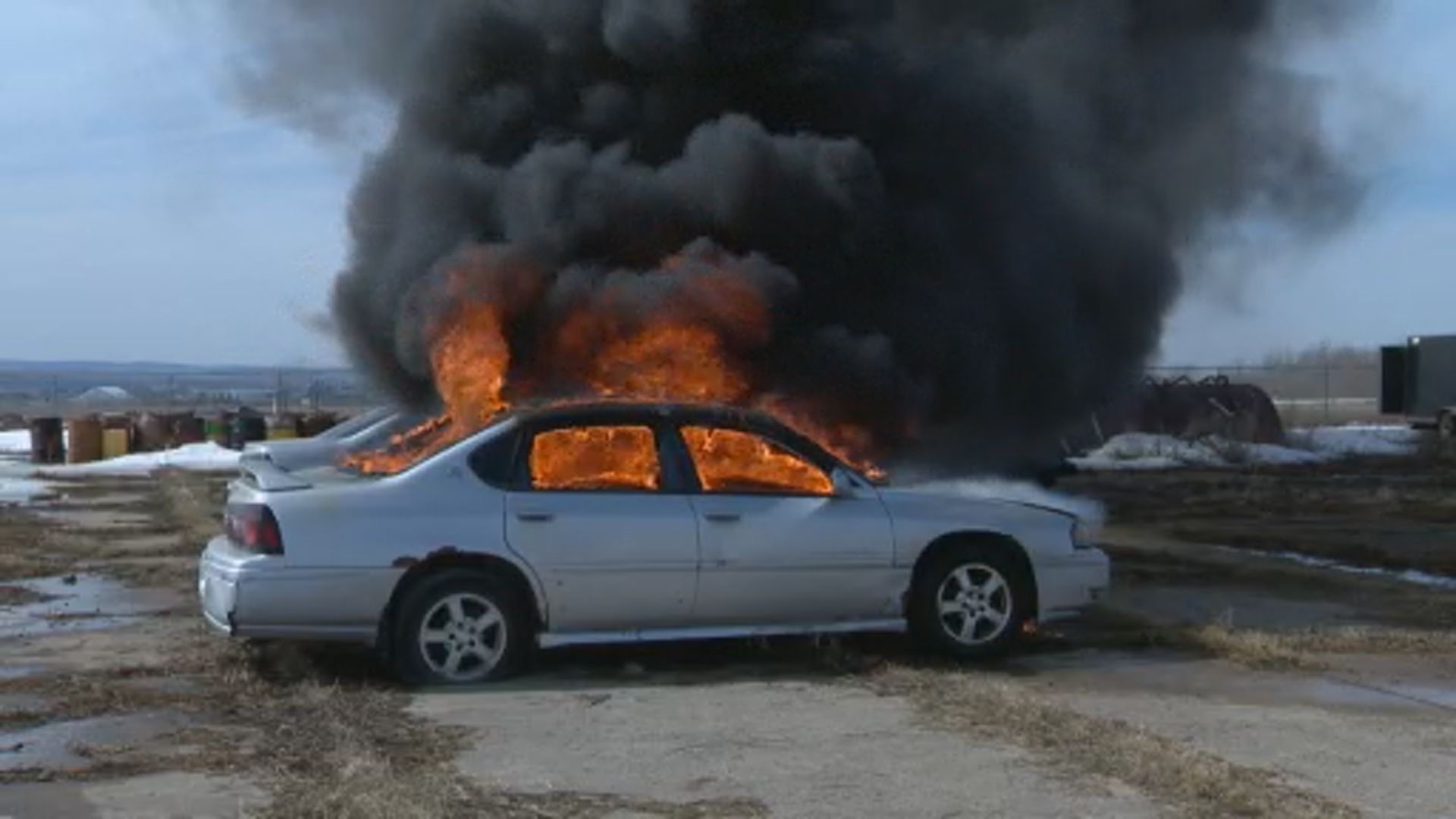 Saskatchewan volunteer firefighters sharpen skills with hands-on training