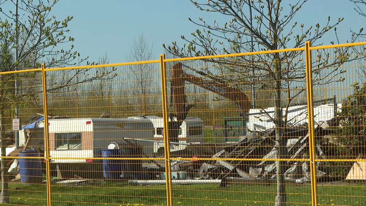 B.C. government clears Abbotsford rest stop homeless encampment