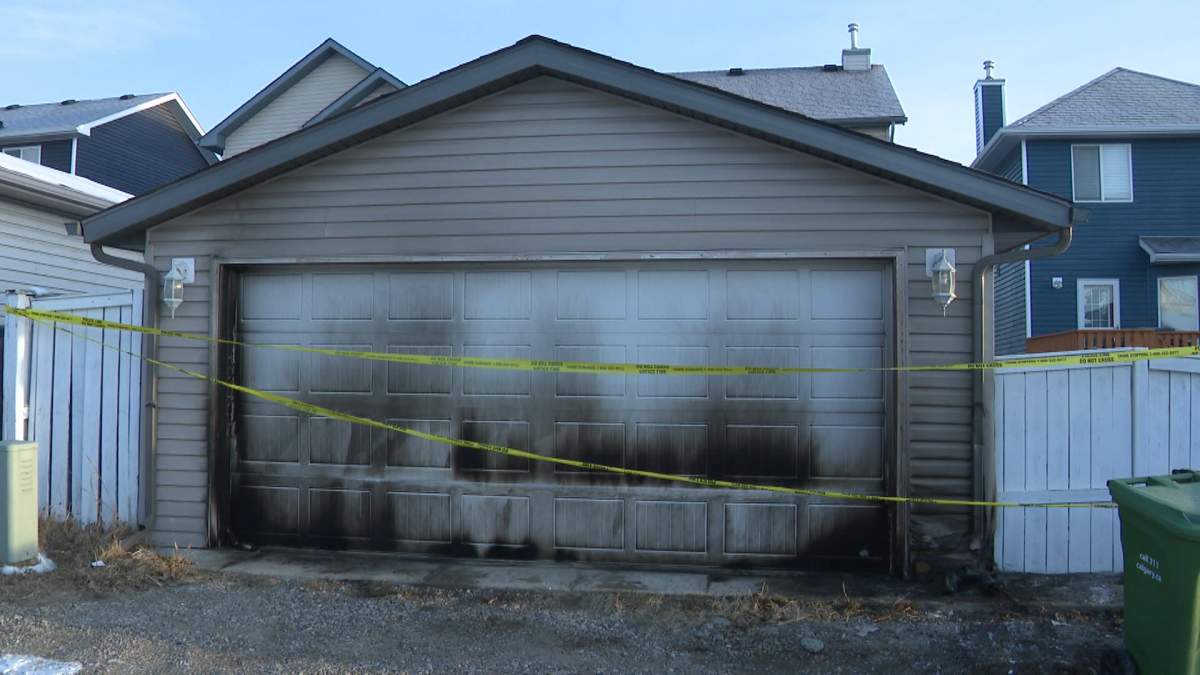 Arson investigators said the two suspects set fire to the detached garage then attempted to also set fire to the home.