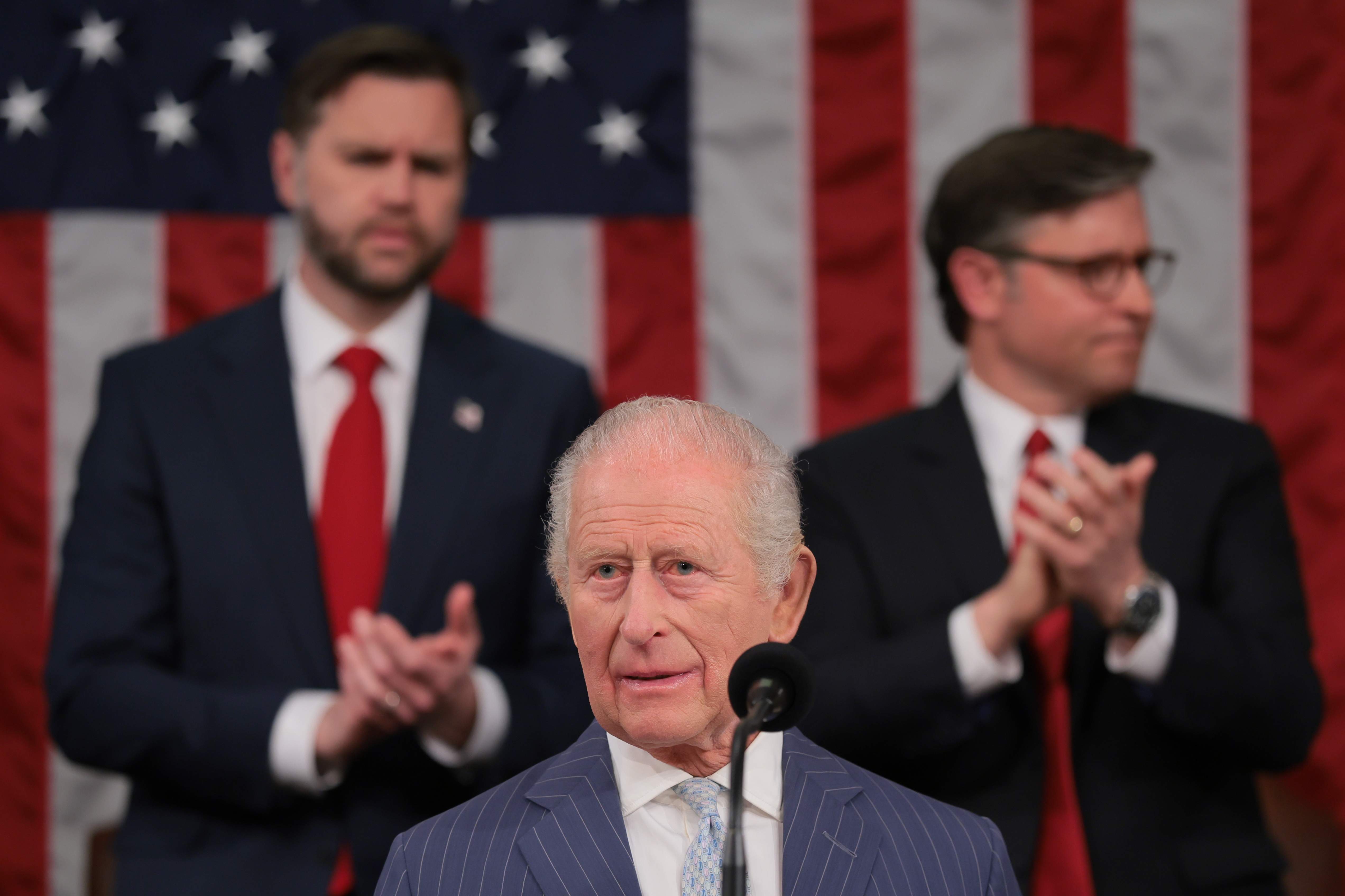 King Charles and U.S. president meeting