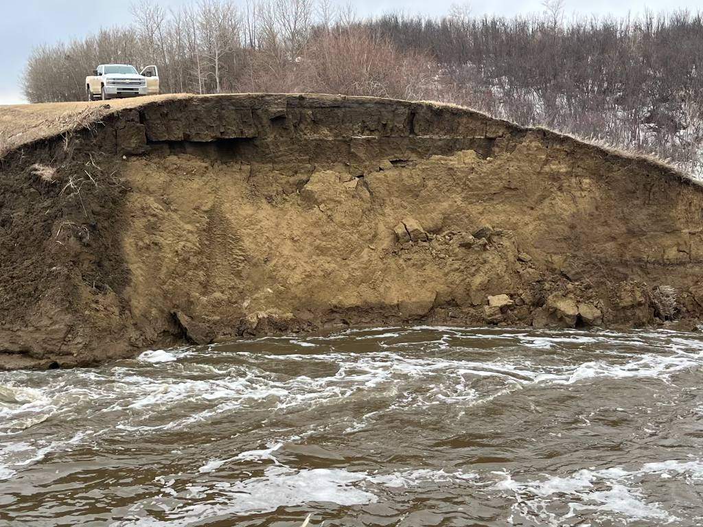 Fish Creek closed several roads after a swift melt resulted in flooding.