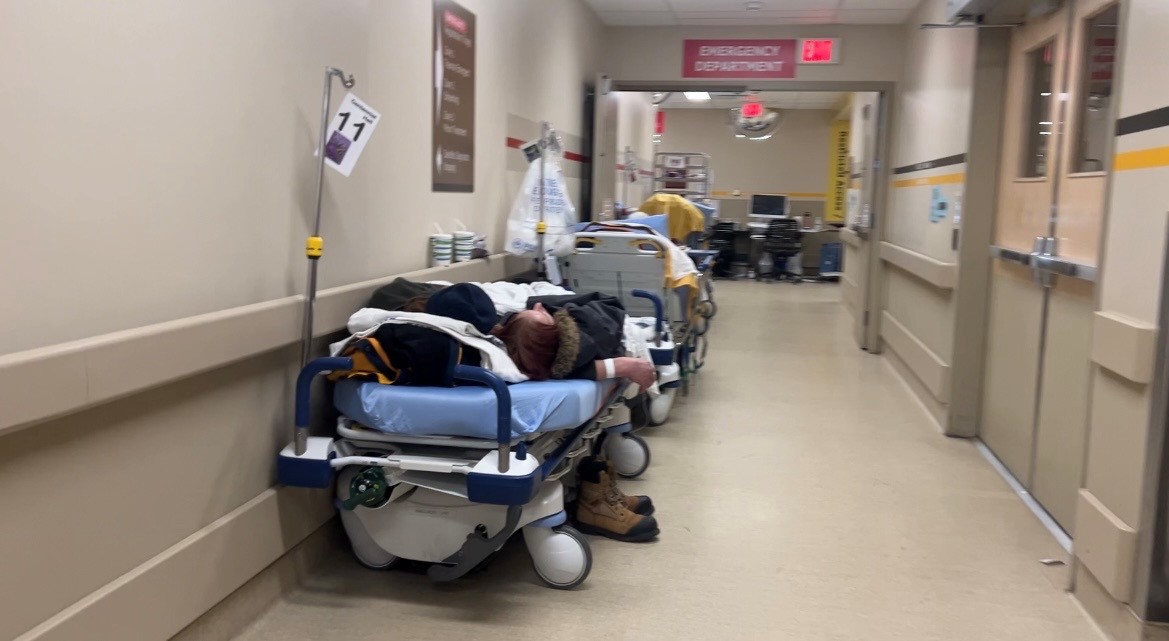 Hallway health care persists at Kelowna General Hospital as hospital floors sit empty