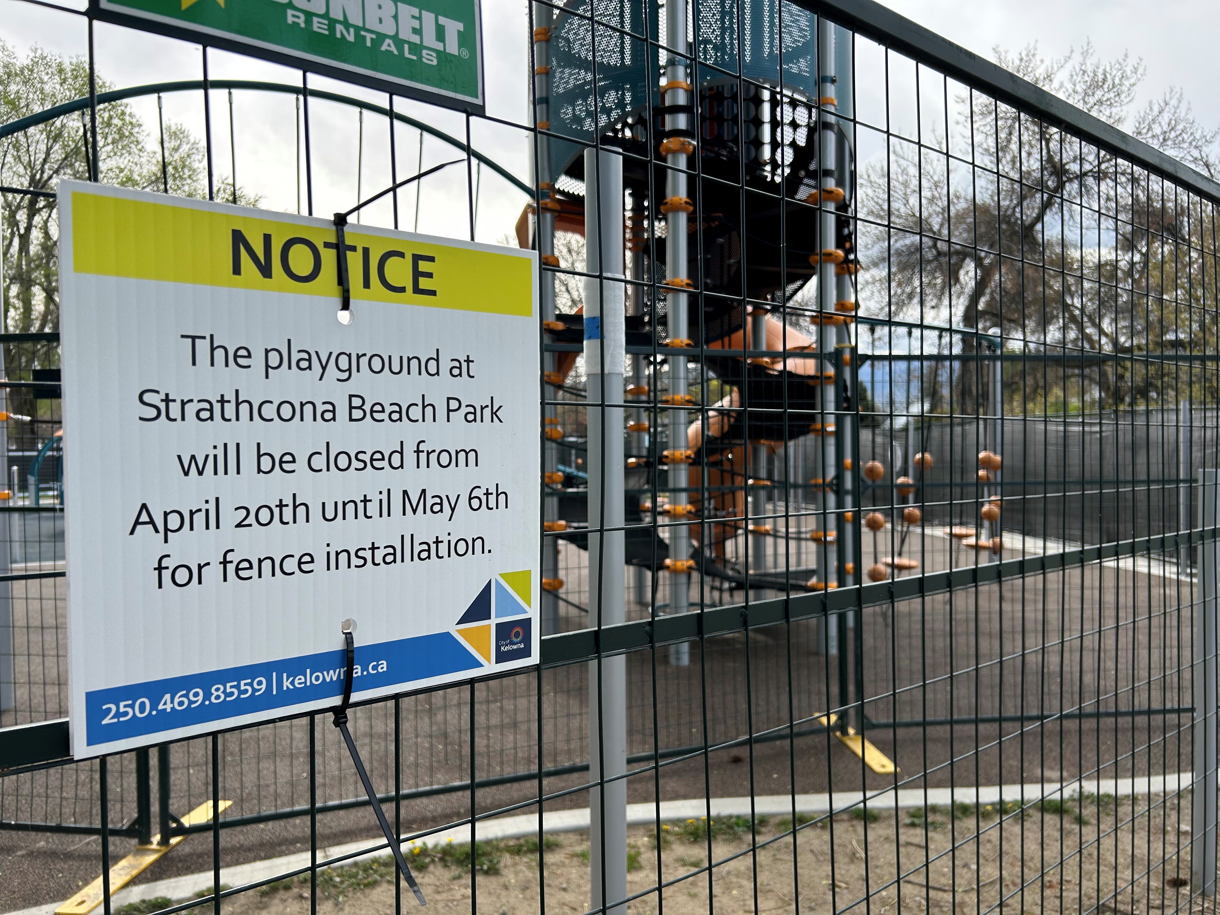 Inclusive playground the latest target of vandalism in Kelowna