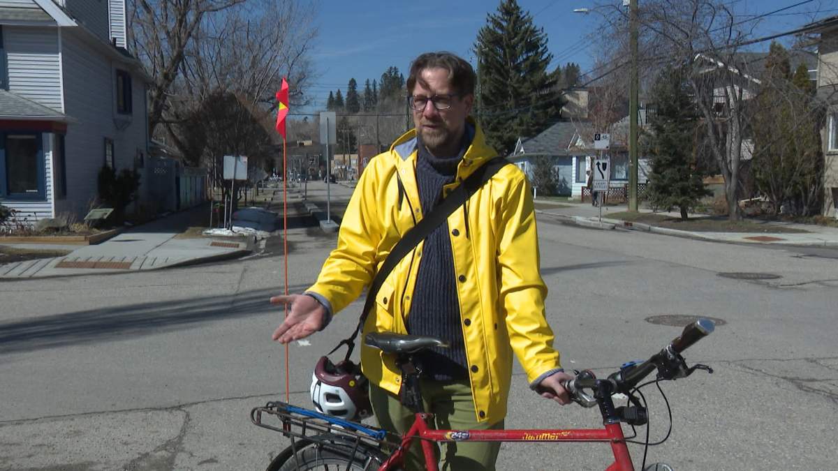 Sunnyside resident Robert Malcolm believes the bike lanes have made the roads a lot safer for cyclists and forced motorists to "drive more appropriately."