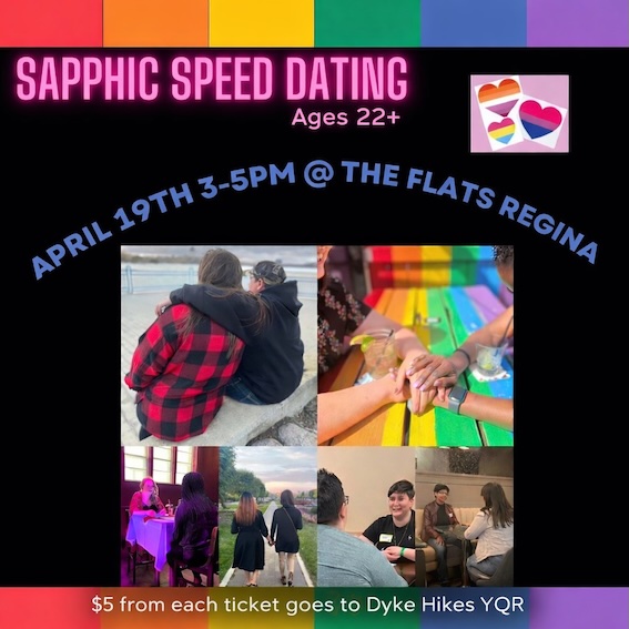 Sapphic Speed Dating @ The Flats Regina (ages 22+) - image