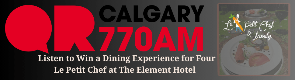 Listen to Win a Dining Experience for 4 on QR Calgary