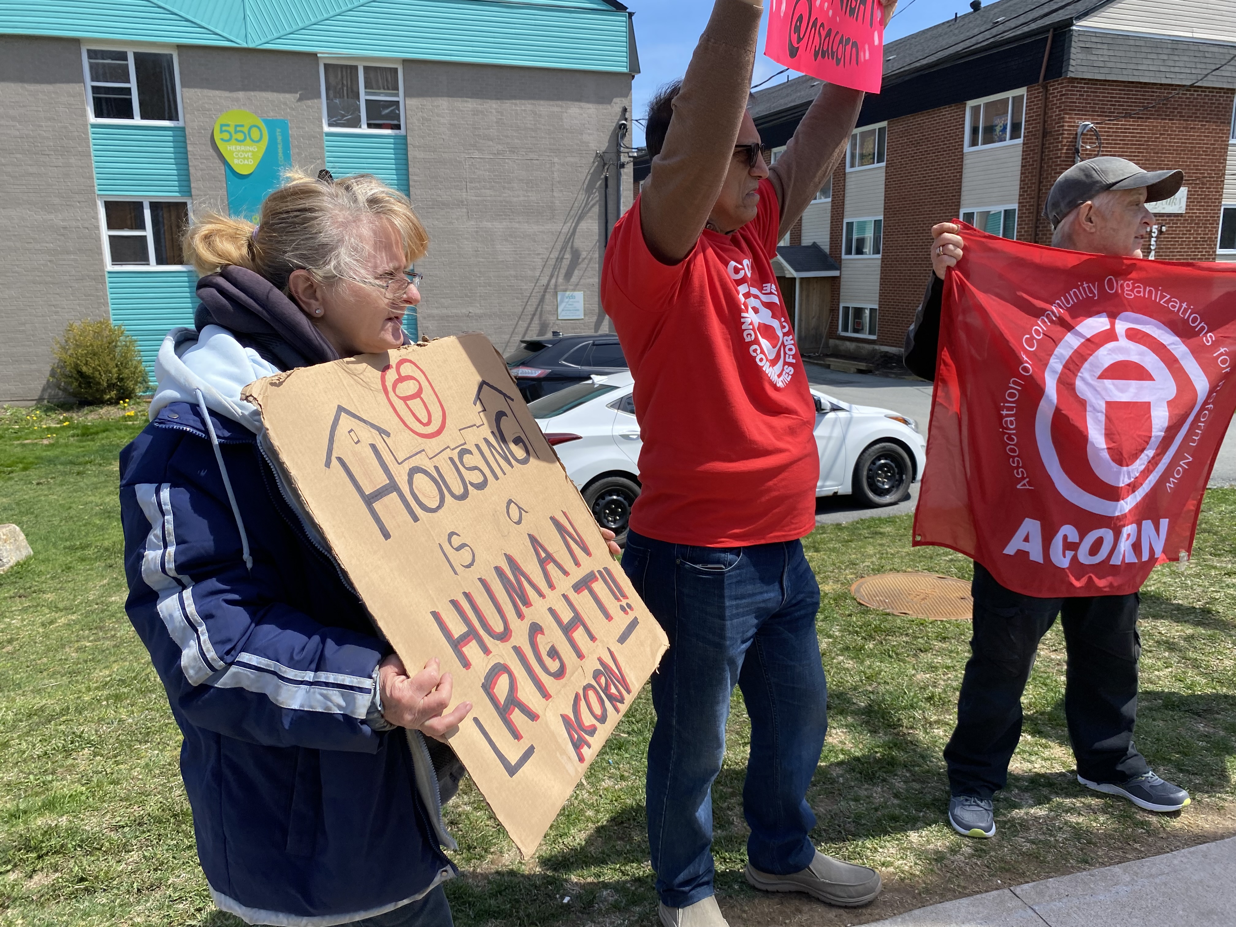 Renters rally over cockroach, mice infestations and disrepair in Halifax housing