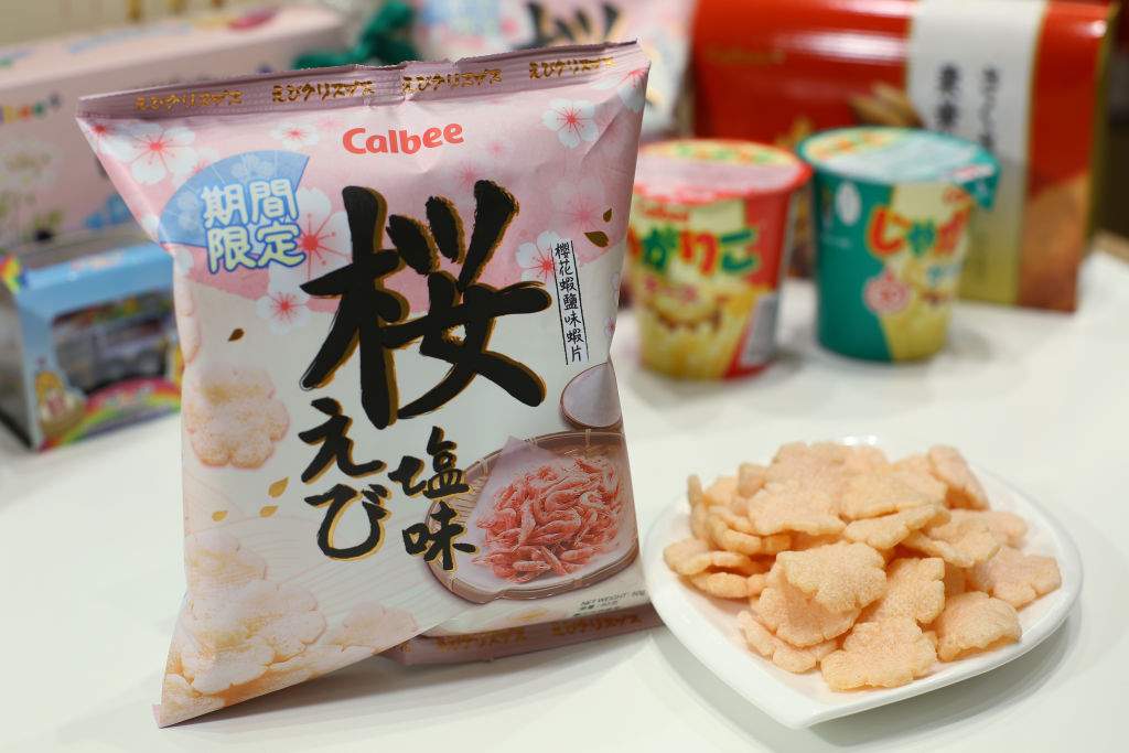 Calbee snacks sold in Japan.