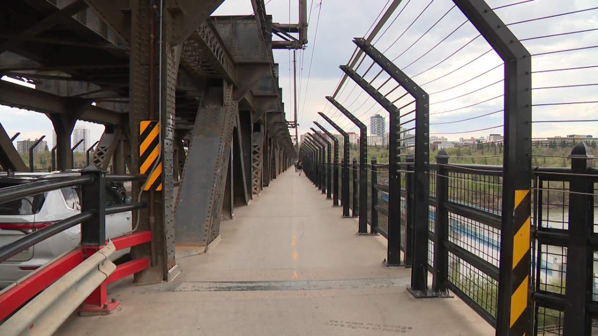The High Level Bridge over the North Saskatchewan River in Edmonton, Alta. on Tuesday, May 19, 2026.