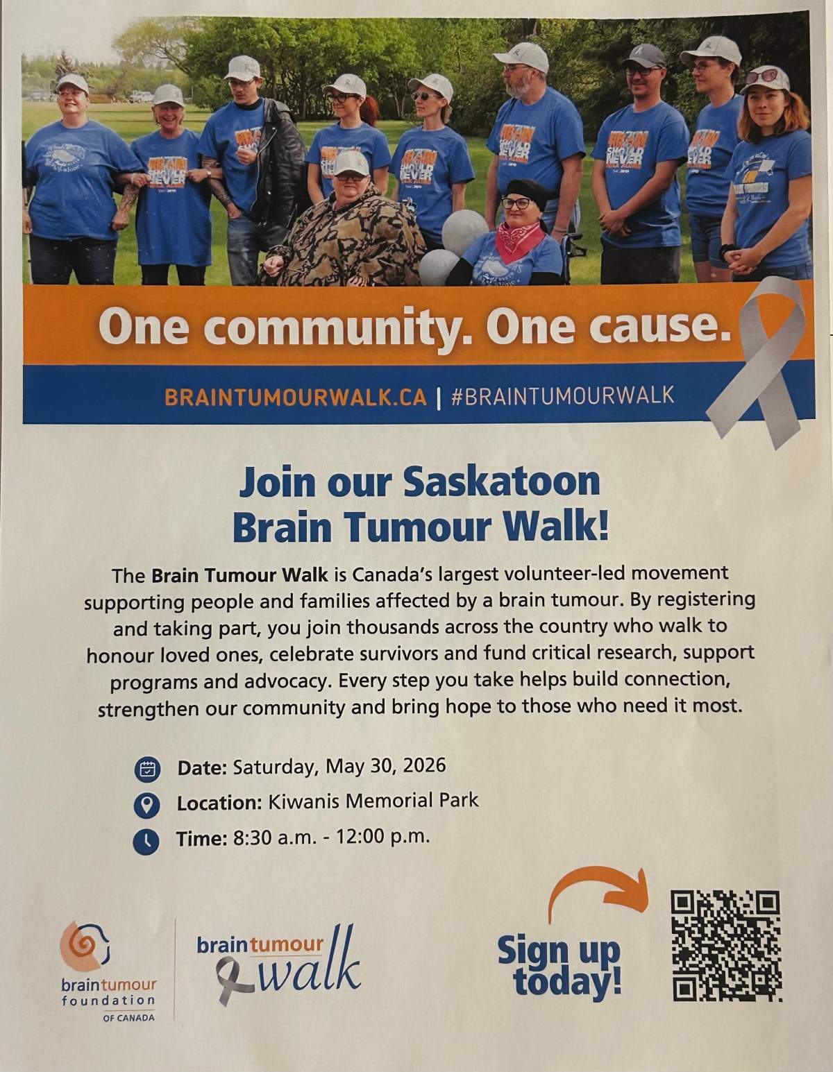 Saskatoon Brain Tumour Walk 2026 - image