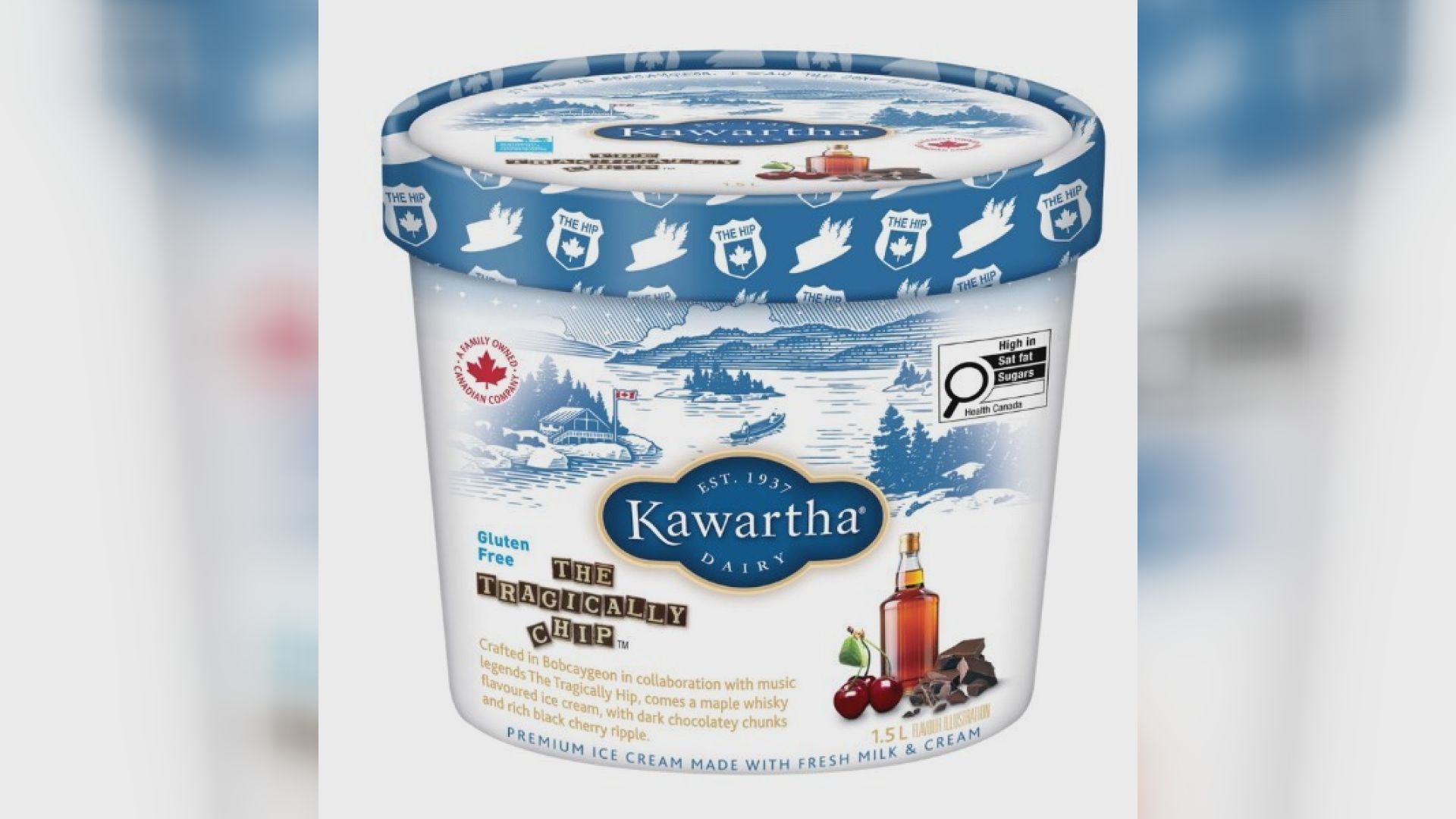 Tragically Hip ice cream celebrates band’s Canadian roots