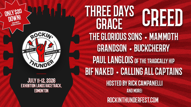 Rockin’ Thunder 2026, Supported by QR Calgary - image