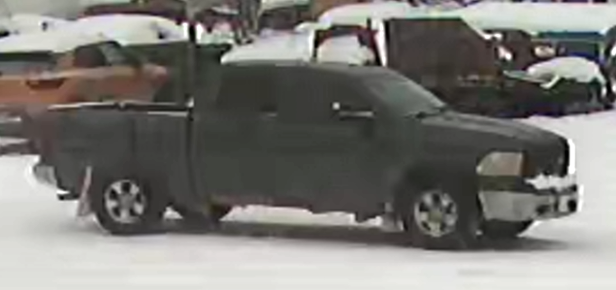Manitoba RCMP are looking to speak with the occupants of these trucks as they believe they have information that could assist in their investigation.