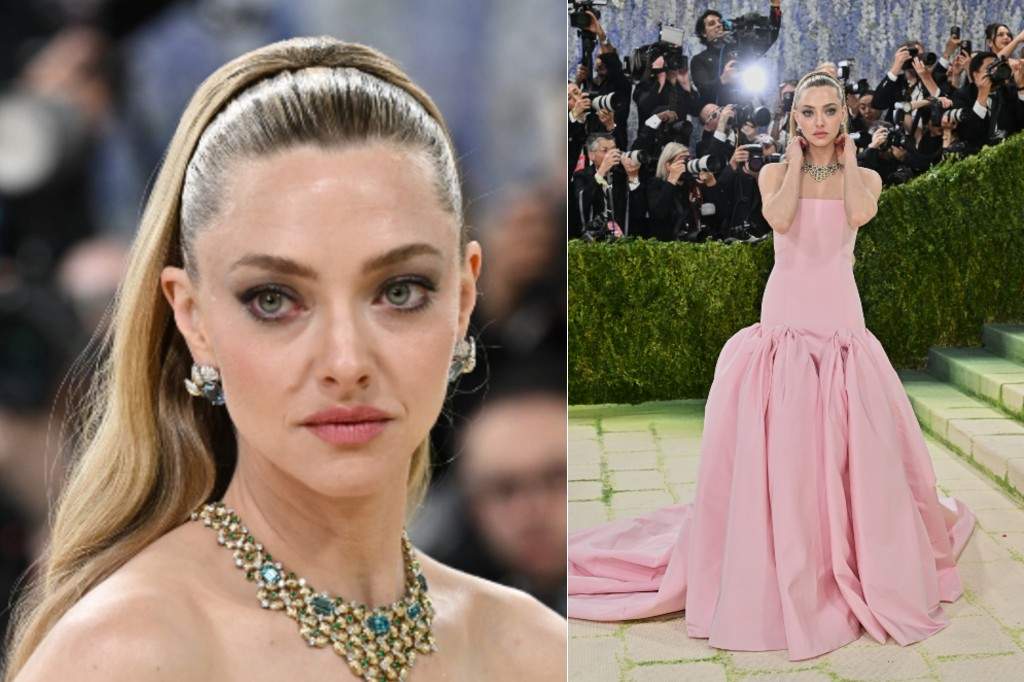 Amanda Seyfried arrives at The Metropolitan Museum of Art's Costume Institute benefit gala celebrating the opening of the "Costume Art" exhibition on Monday, May 4, 2026, in New York.