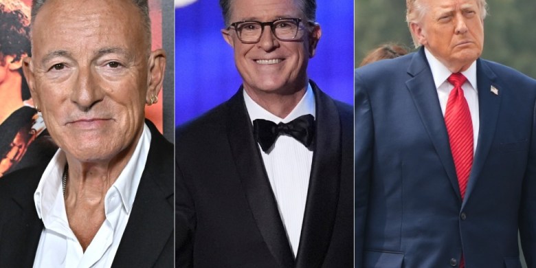 Bruce Springsteen says Colbert was cancelled because Trump 'can't take a joke'