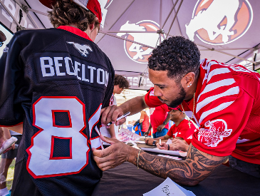 Join QR Calgary Live on Location: Calgary Stampeders Fan Fest - image