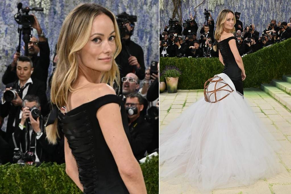 Olivia Wilde arrives at The Metropolitan Museum of Art's Costume Institute benefit gala celebrating the opening of the "Costume Art" exhibition on Monday, May 4, 2026, in New York.