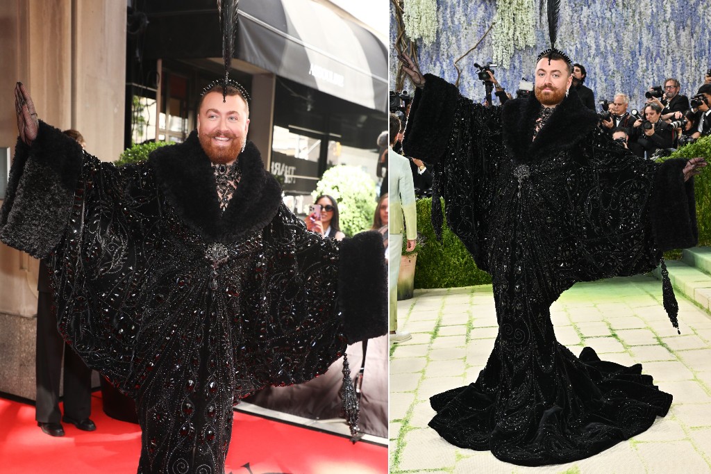 Sam Smith arrives at The Metropolitan Museum of Art's Costume Institute benefit gala celebrating the opening of the "Costume Art" exhibition on Monday, May 4, 2026, in New York.