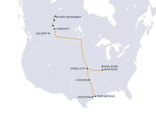 South Bow Corp. based in Calgary operates approximately 4,900 kilometers of pipelines from Alberta to the US Gulf Coast.