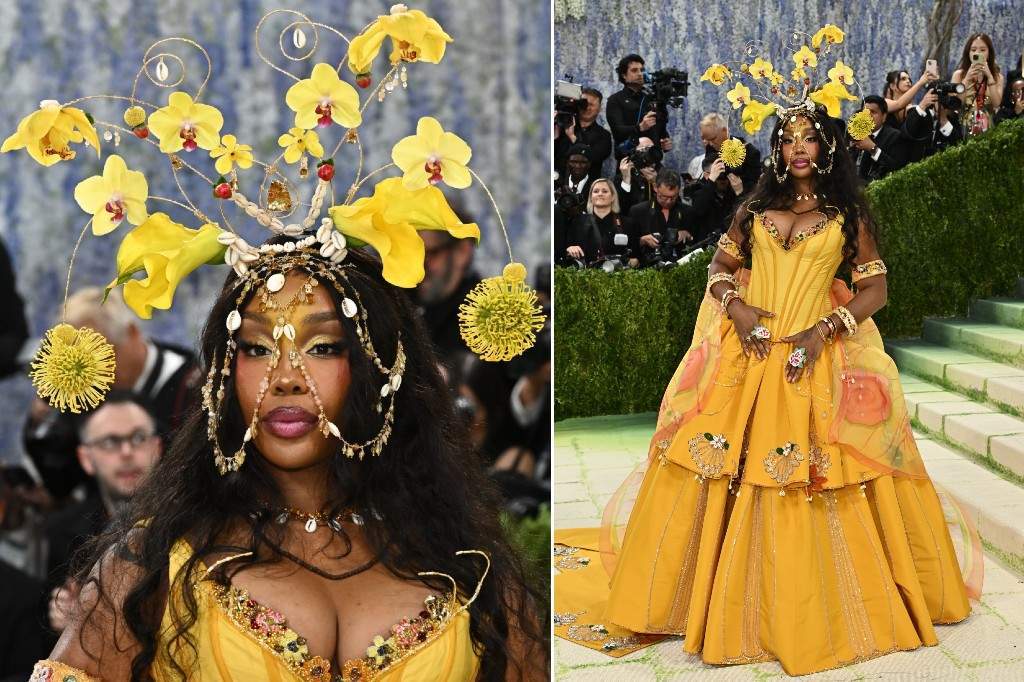 SZA arrives at the Metropolitan Museum of Art’s Costume Institute benefit gala celebrating the opening of the ‘Costume Art’ exhibition on Monday, May 4, 2026, in New York.