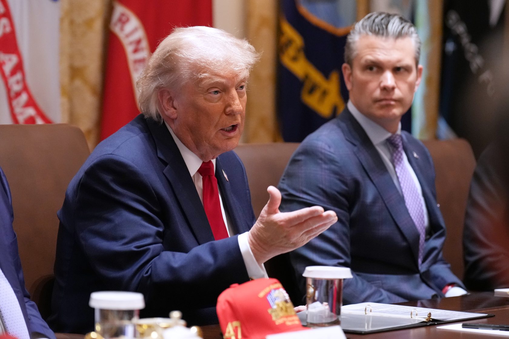 Trump says Iran ‘negotiating on fumes’ in talks to reopen Strait of Hormuz
