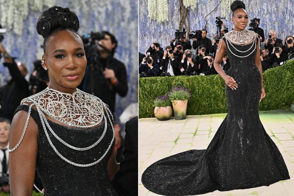 Venus Williams arrives at The Metropolitan Museum of Art's Costume Institute benefit gala celebrating the opening of the "Costume Art" exhibition on Monday, May 4, 2026, in New York.