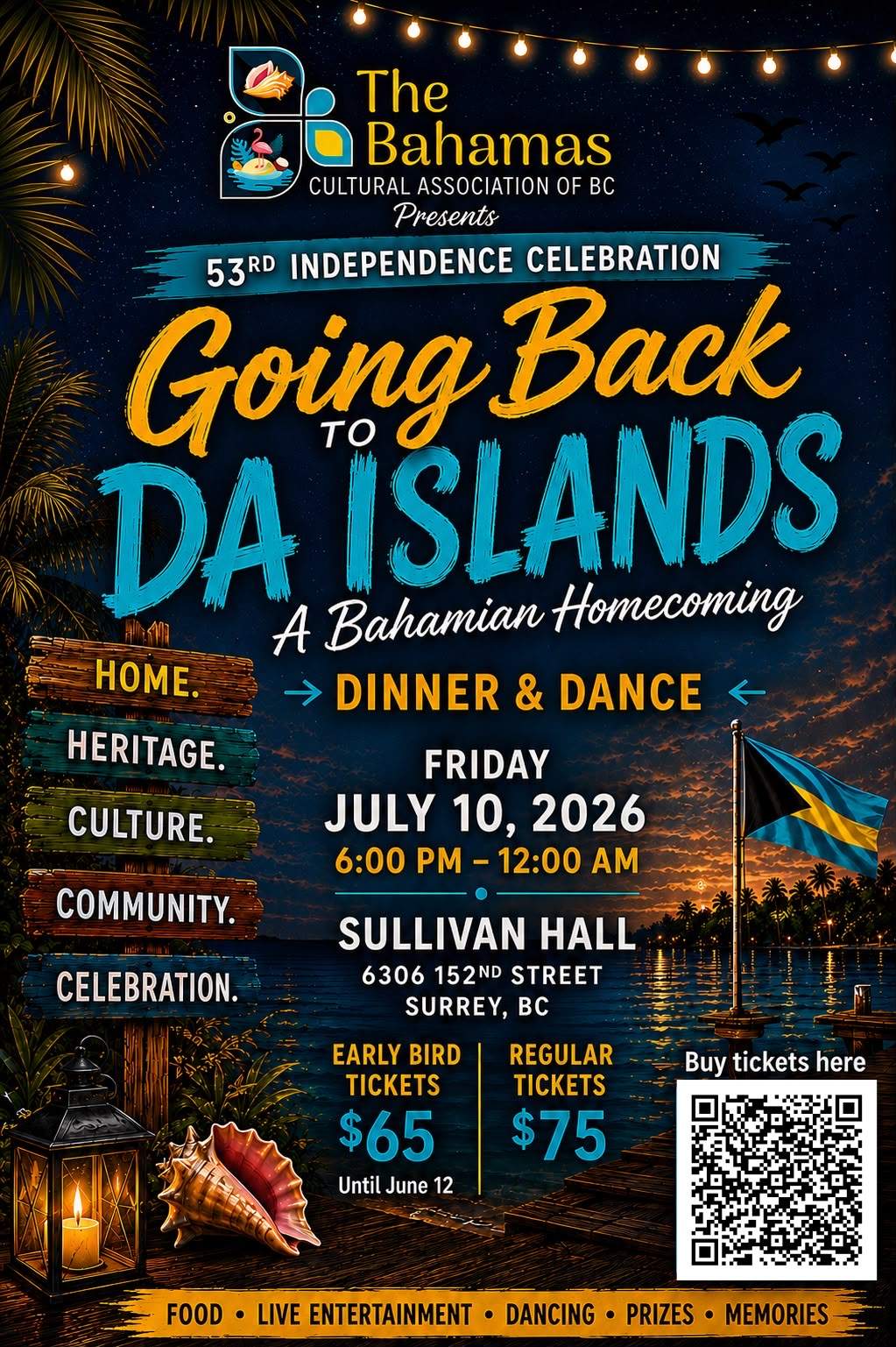 “Going Back to Da Islands” — a Bahamian Homecoming Dinner & Dance. - image