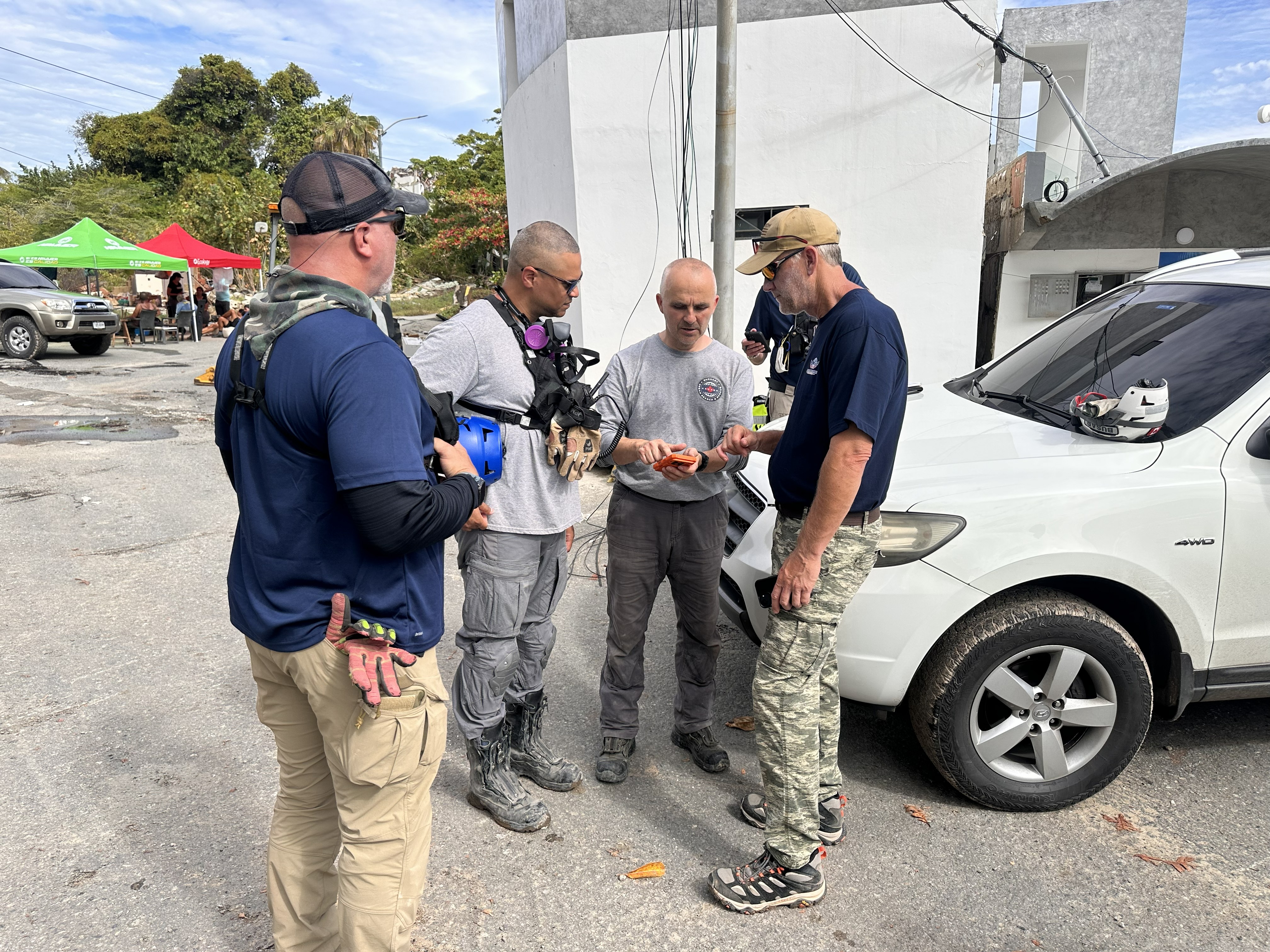 Scenes from Venezuela from the Burnaby Urban Search and Rescue Team. Courtesy of the Burnaby Urban Search and Rescue Team.