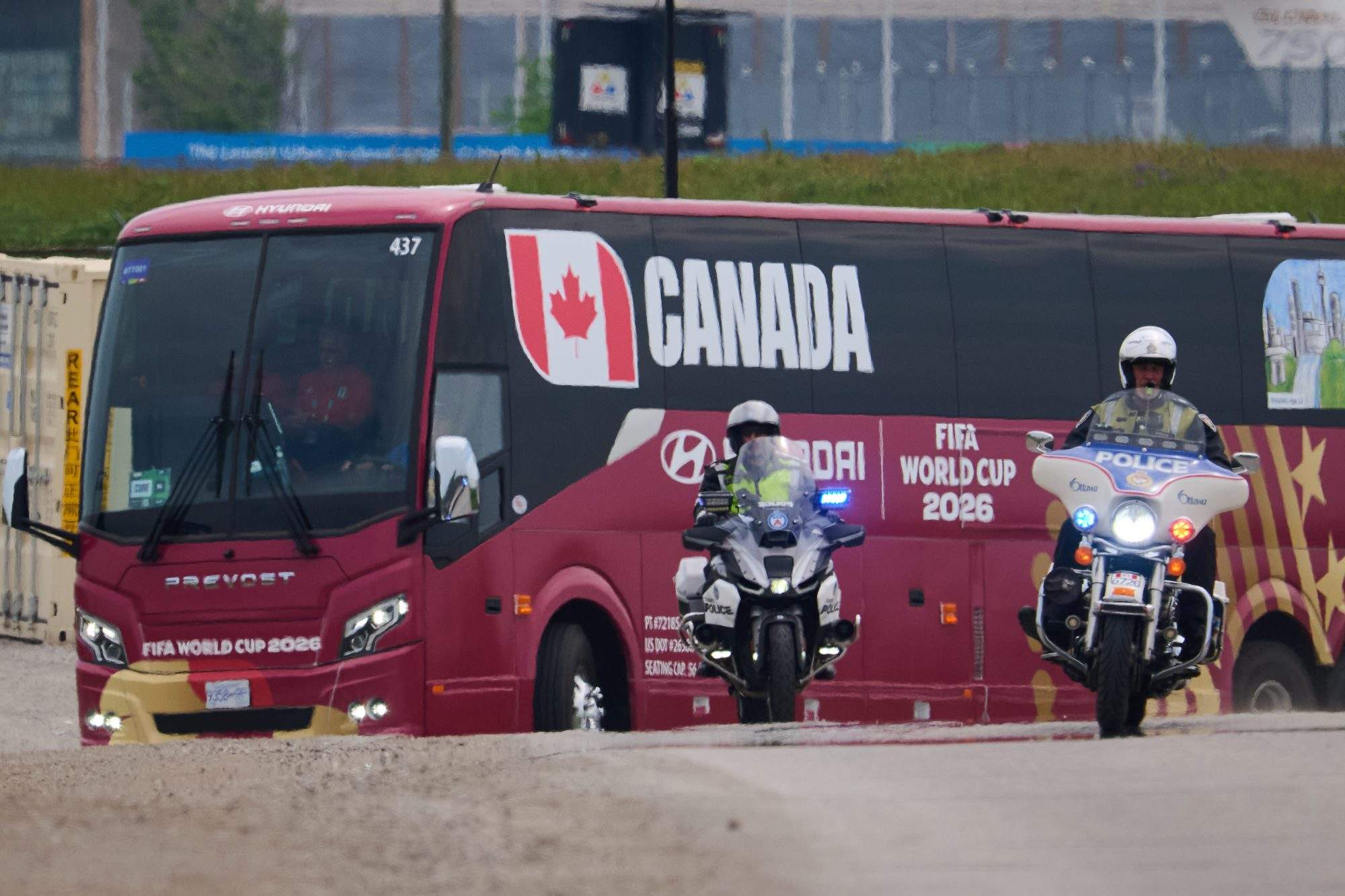 Police providing motorcades for all 9 World Cup te