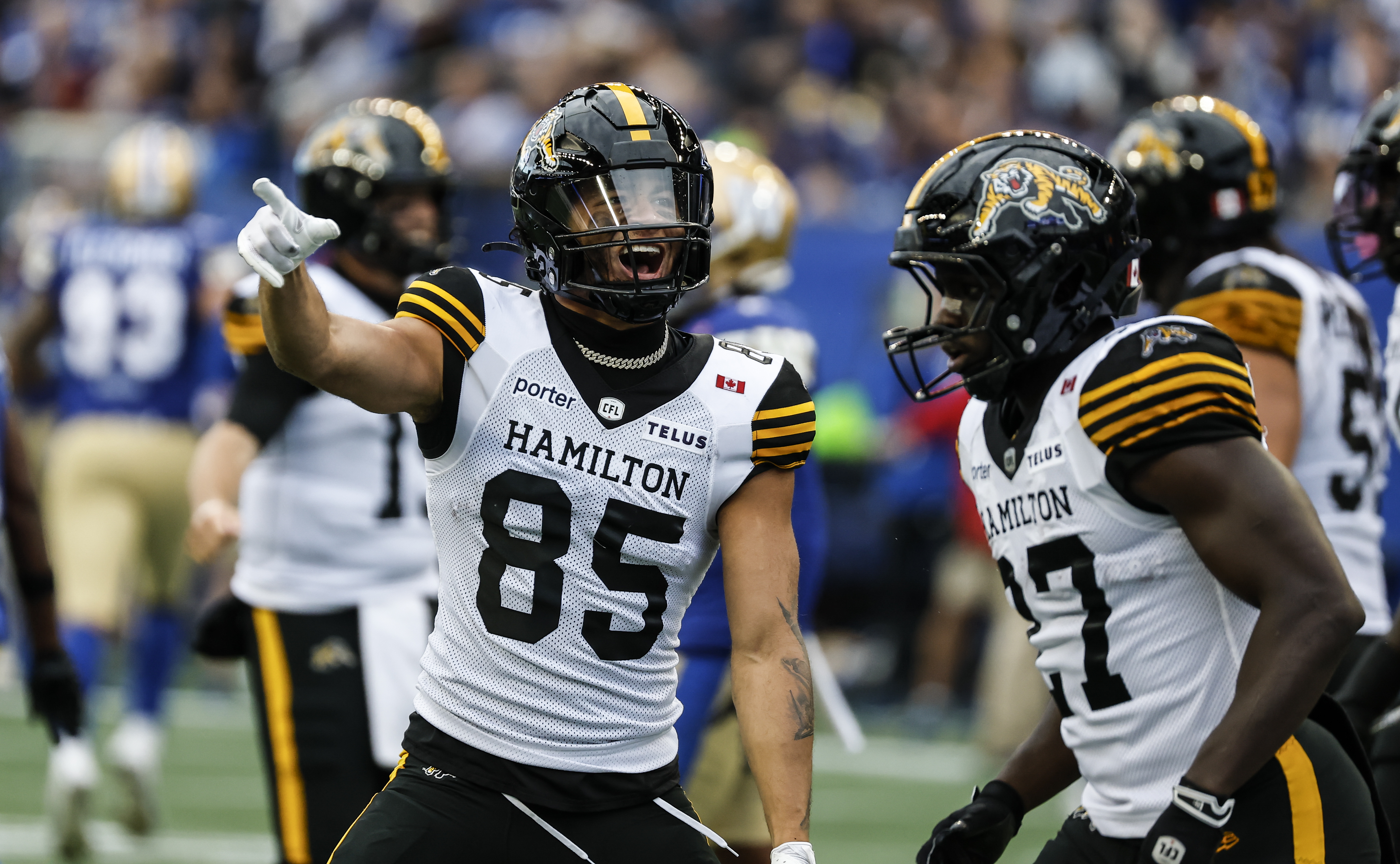 Tiger-Cats развали домакинството на Winnipeg Blue Bombers с победа 37-27