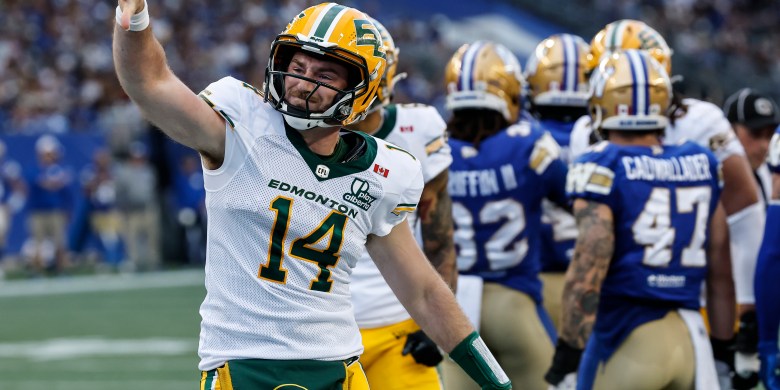 Last-minute touchdown keeps Elks unbeaten in 23-18 victory over Winnipeg Blue Bombers