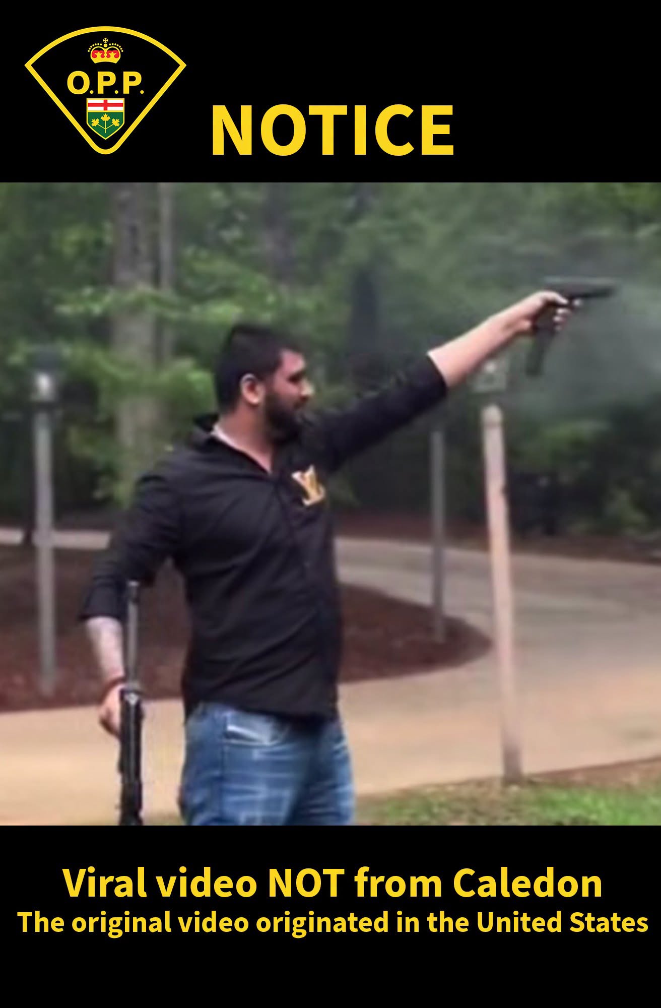 Video depicting Caledon, Ont. shooting originated in the U.S., OPP say - BERITAJA