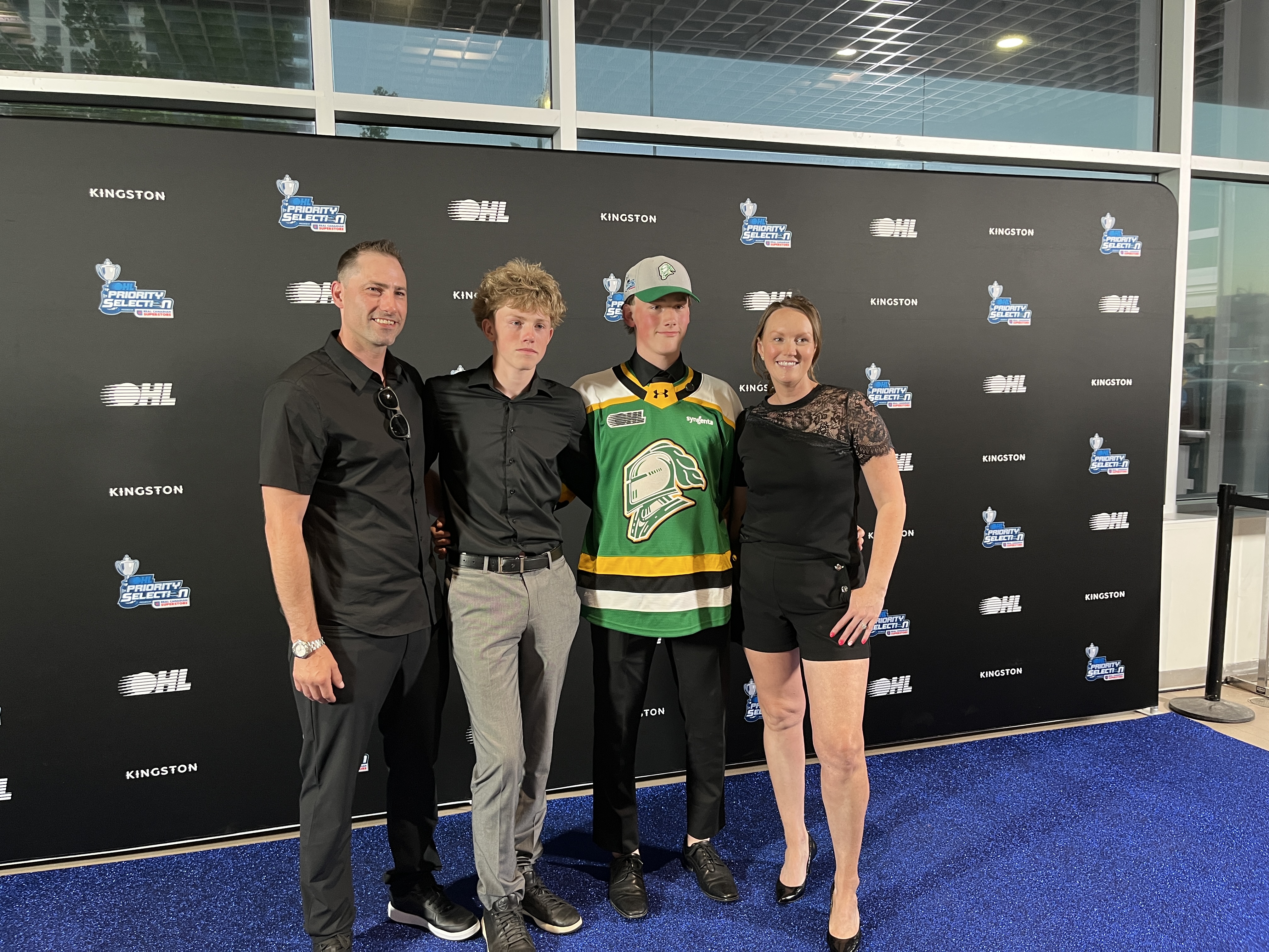 Изборът от първия кръг на London Knights вече е част от семейството