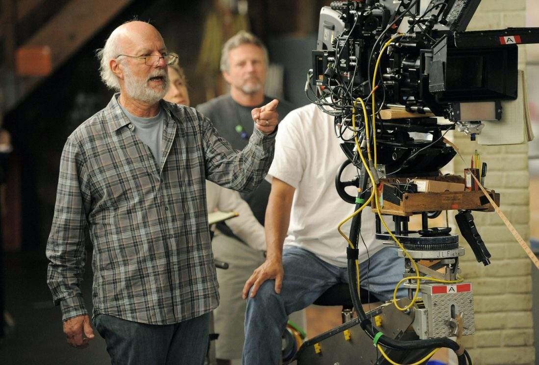 James Burrows, director of the television series “Partners,” blocks out a scene for the show on Wednesday, Sept. 19, 2012, at Warner Bros. Studios in Burbank, Calif. Burrows isn’t a household name. But behind the scenes Burrows reigns as a comedy giant. He’s a director whose brand of funny business has helped shape TV comedy season after season.
