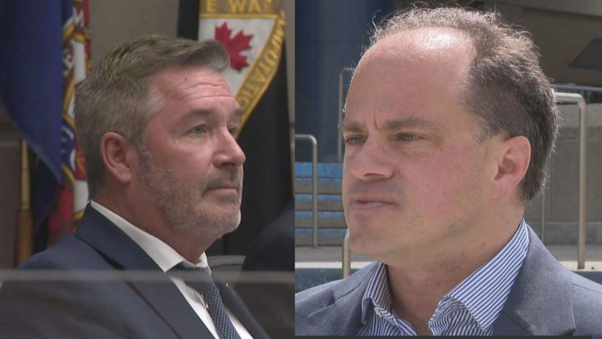 Ward 13 Coun. Dan McLean (left) fell short in his bid for a provincial nomination in a local suburban riding, his second attempt at becoming the UCP candidate for Calgary-Shaw. Mike Derry (right) won the race in the riding Wednesday night.